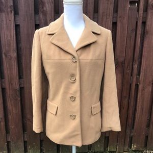 100% Cashmere Vintage peacoat!